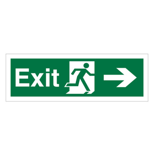 Exit (Right Arrow) Sign (40082V)